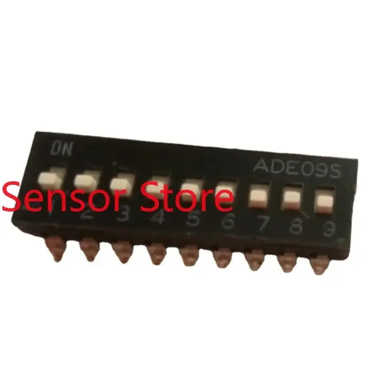 

10PCS ADE09S 9-bit 9-way Dip Switch External Patch 2.54 Feet Away From Black 18 Feet.