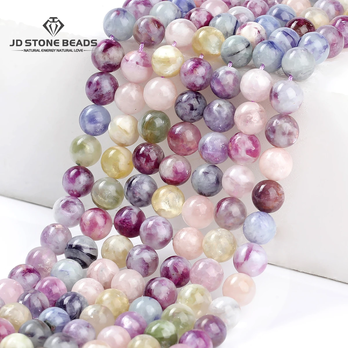 

8 10 12mm Natural Stone Multicolor Chlorite Beads Round Loose Spacer Beads For Jewelry Making DIY Bracelet Necklace Accessories