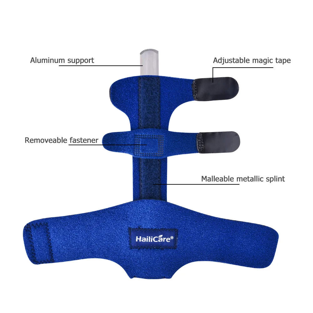 Stabilizzatore di supporto per stecca per dito Stabilizzatore di supporto per stecca per dito in lega di alluminio incorporata Correzione regolabile