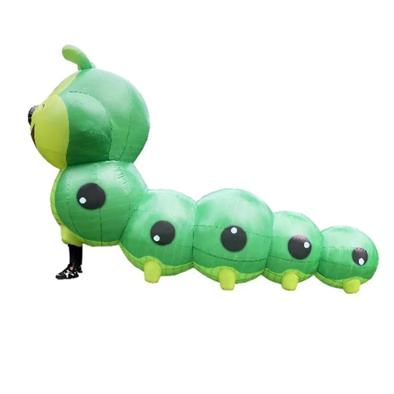 

Caterpillar inflatable costume, funny giant insect model mascot costume animal performance costume