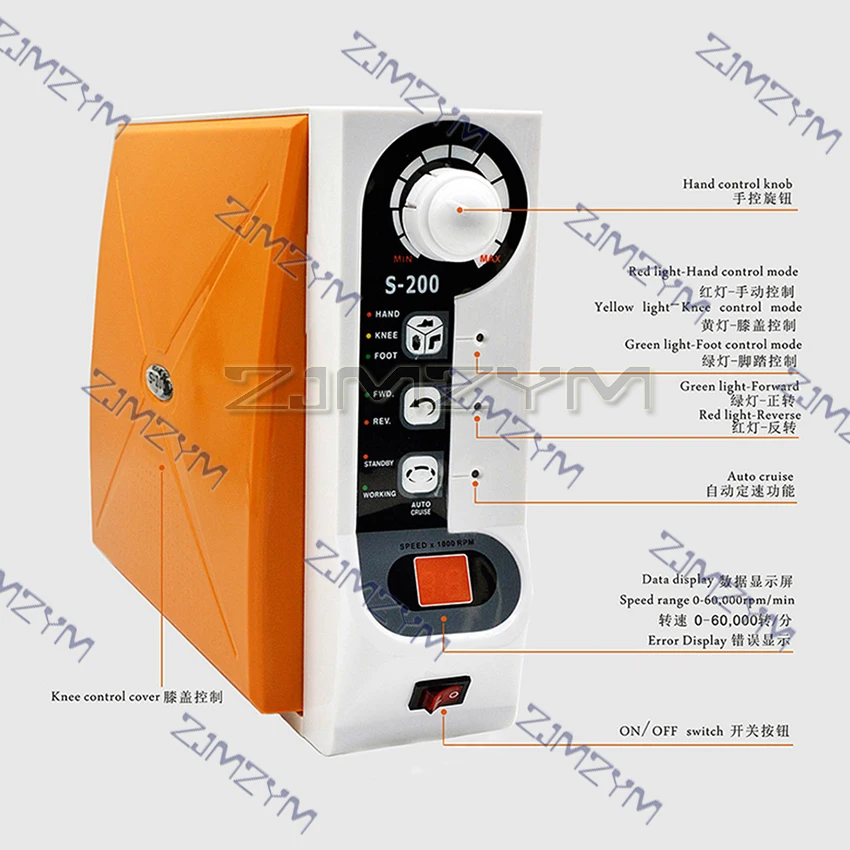 60000RPM Micromotor Lab Handpiece Micro Motor Control High Speed Brushless Micromotor Polishing Grinding Machine