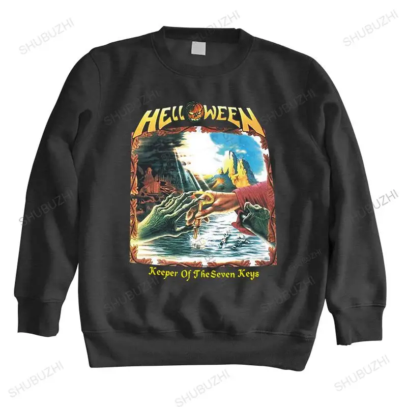 new arrived streetwear sweatshirt Man crew neck hoodie HELLOWEEN KEEPER OF THE SEVEN KEYS drop shipping men autumn sweatshirts