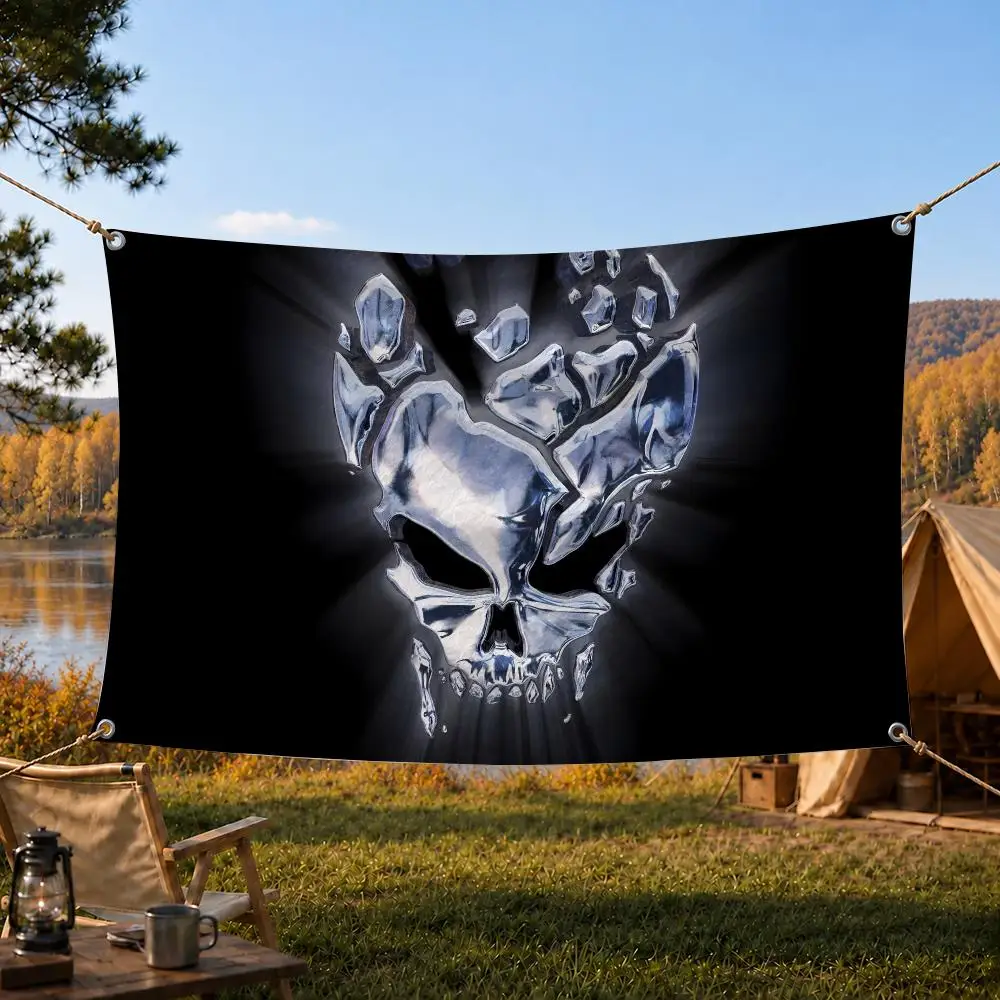 Destruction Classic Thrash Metal Band Flags Home Yard & Garden Decor Banner - Indoor Outdoor Wall Hanging Flag