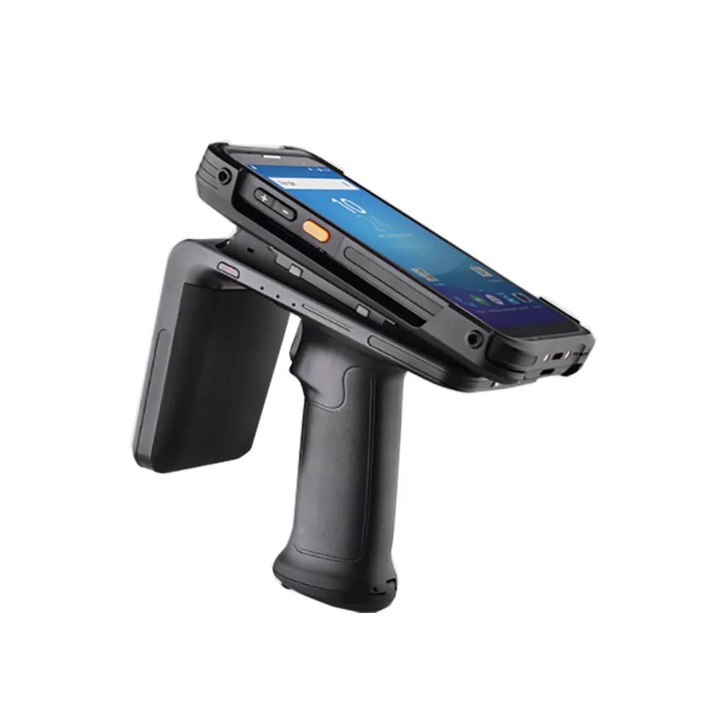 4G/ WIFI/GPS 860-960MHz 1D/2D ماسح الباركود يده UHF RFID المساعد الشخصي الرقمي قارئ RFID يده قارئ العلامات