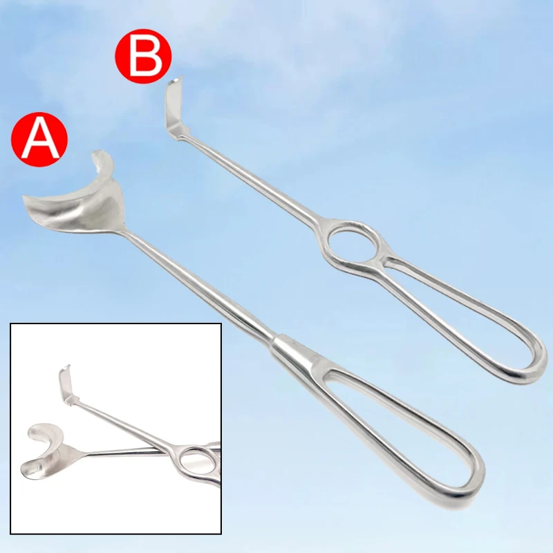 

Dental Retractor Stainless Steel Long Bended Design For Maxillofacial Soft Tissue Management Surgical Tool