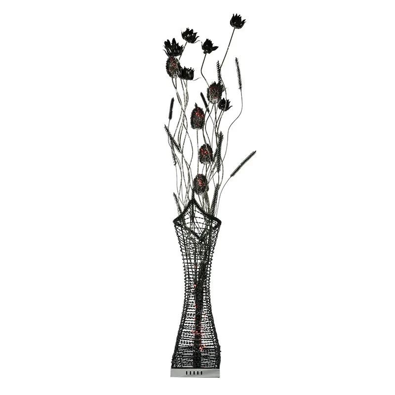 Nordic Golden Flower Floor Lamp, Fashionable Modern Living Room Sofa Bedroom Hotel Creative Decorative Light