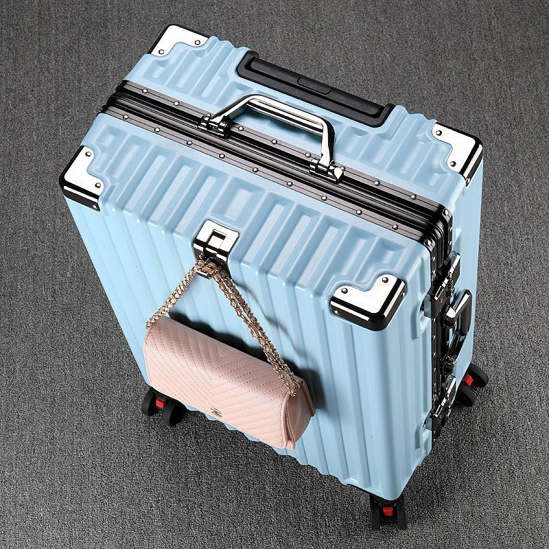 Boarding Luggage New Female Student Large Capacity Super Case Password 28 Travel Box Male Universal Wheel Aluminum Frame Trunk