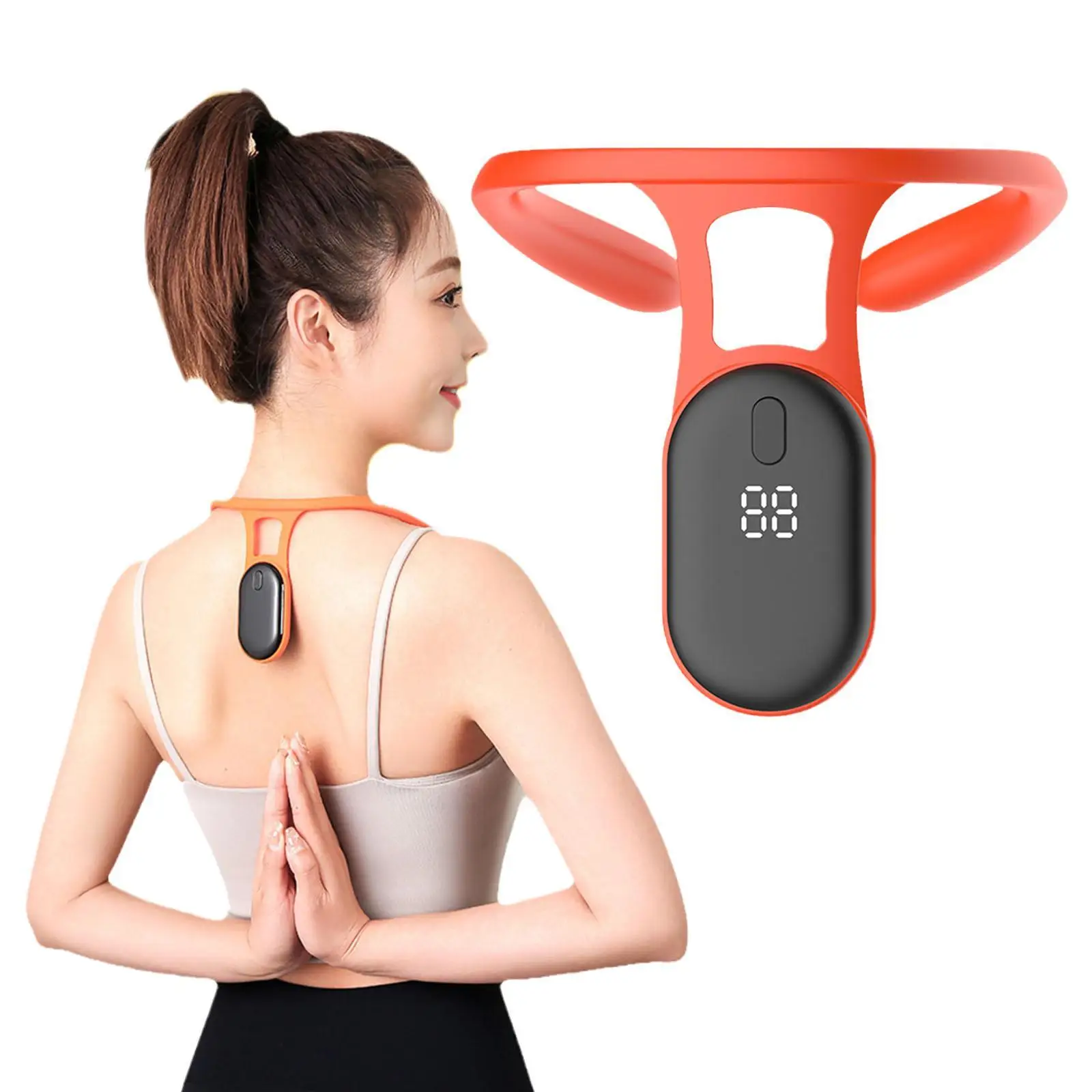 Smart Posture Corrector Device para adultos e crianças, Scientific Back Posture Training, Monitoramento em tempo real