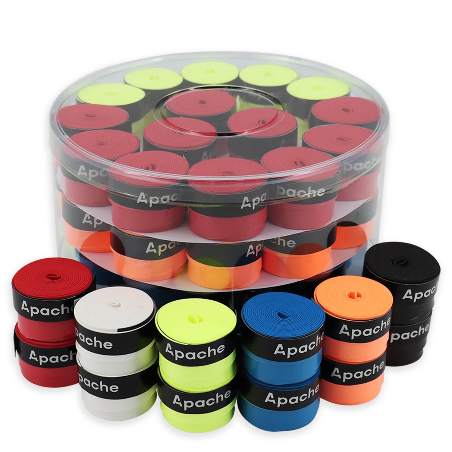 20PCS Overgrip Tennis Racket Overgrip for Paddle PU Polyester Tennis Accessories Training Sweatband