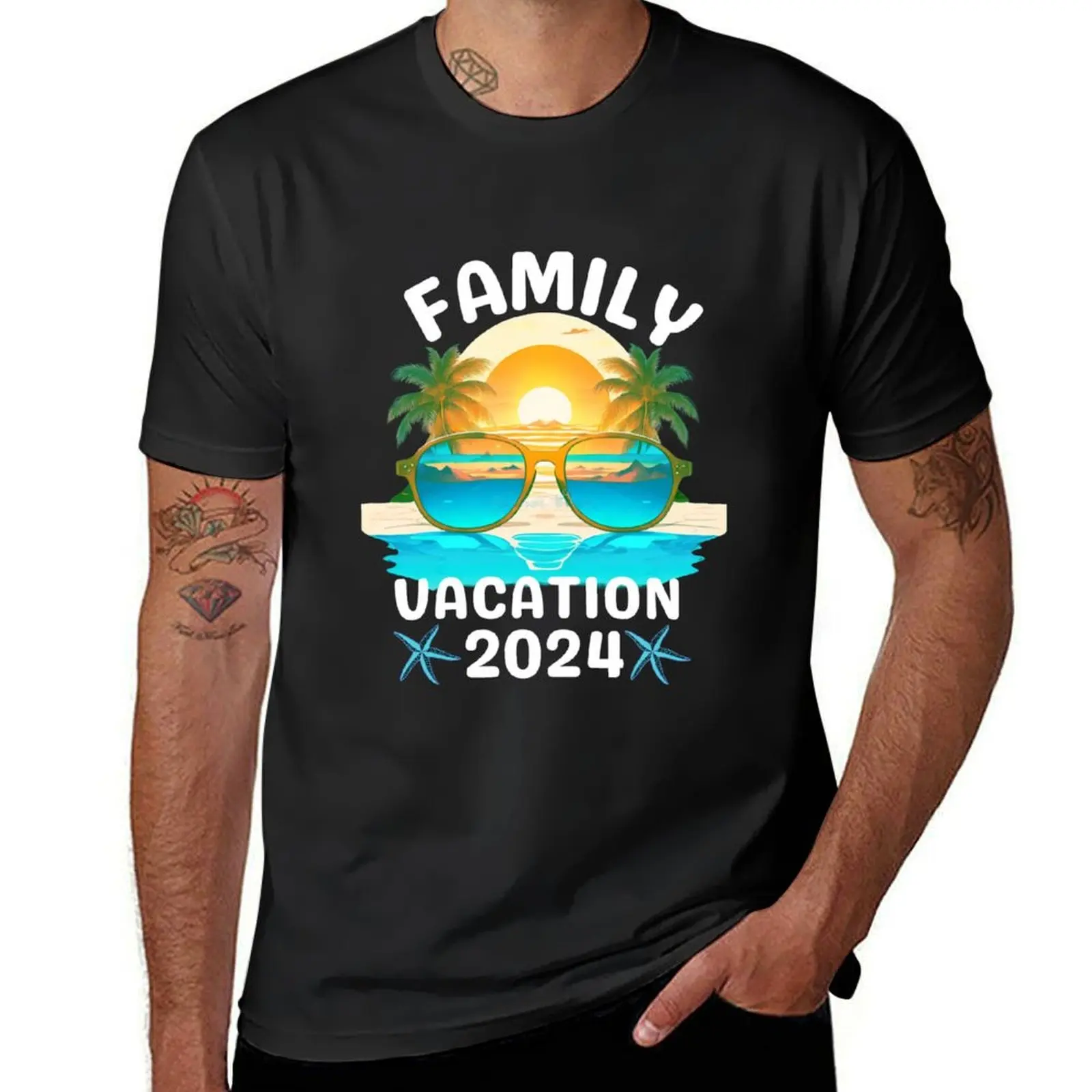 

Family vacation 2024,Summer vibes, beach vacation T-Shirt quick-drying cute tops mens graphic t-shirts