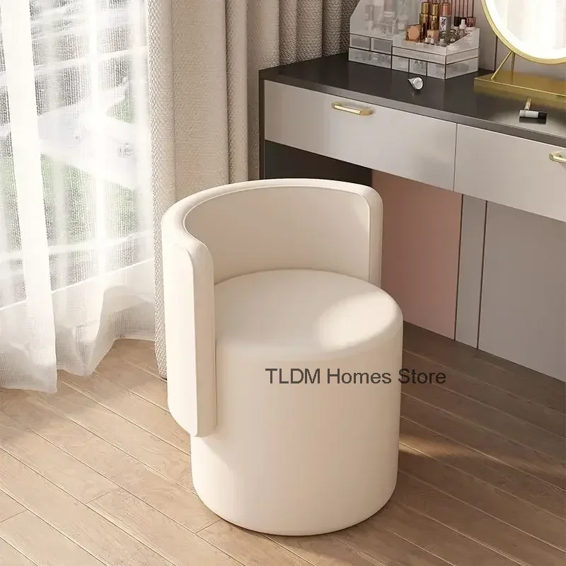 Bedroom Light Luxury High-End Makeup Dressing Stool Chairs Simple Backrest Dressing Table Stools Home Makeup Chair