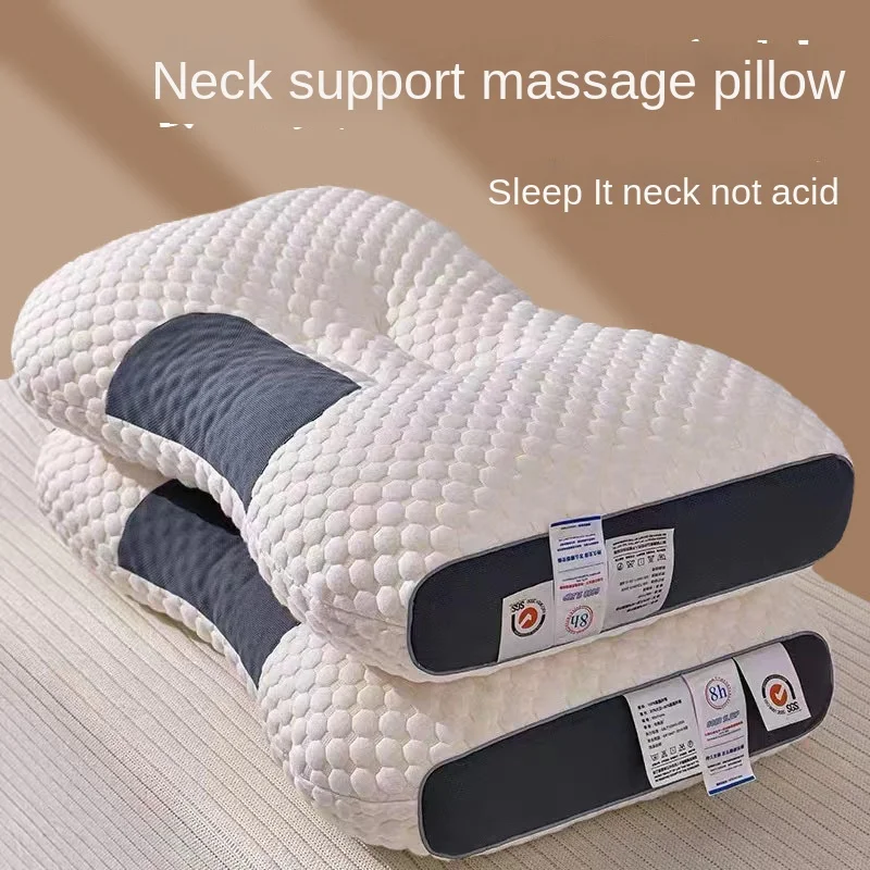 

2024 Neck Pain Relief Pillow – Soybean Fiber Orthopedic Pillow for Sleeping and SPA Massage – Help Reduce Migraines and Stress