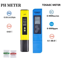 3 in 1 Soil Meter Garden Soil Monitor Detector Digital Water Quality Meter TDS EC PH Tester for Home Water Quality Tester