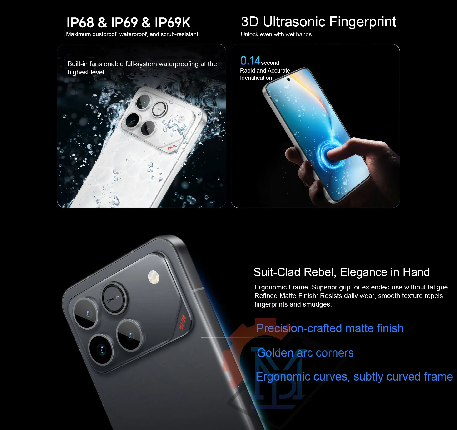 Original HONOR WIN Game Mobile Phone 6.83" AMOLED 185Hz Display Snapdragon 8 Elite Gen 5 Big Battery 10000mAh GMS Smartphone