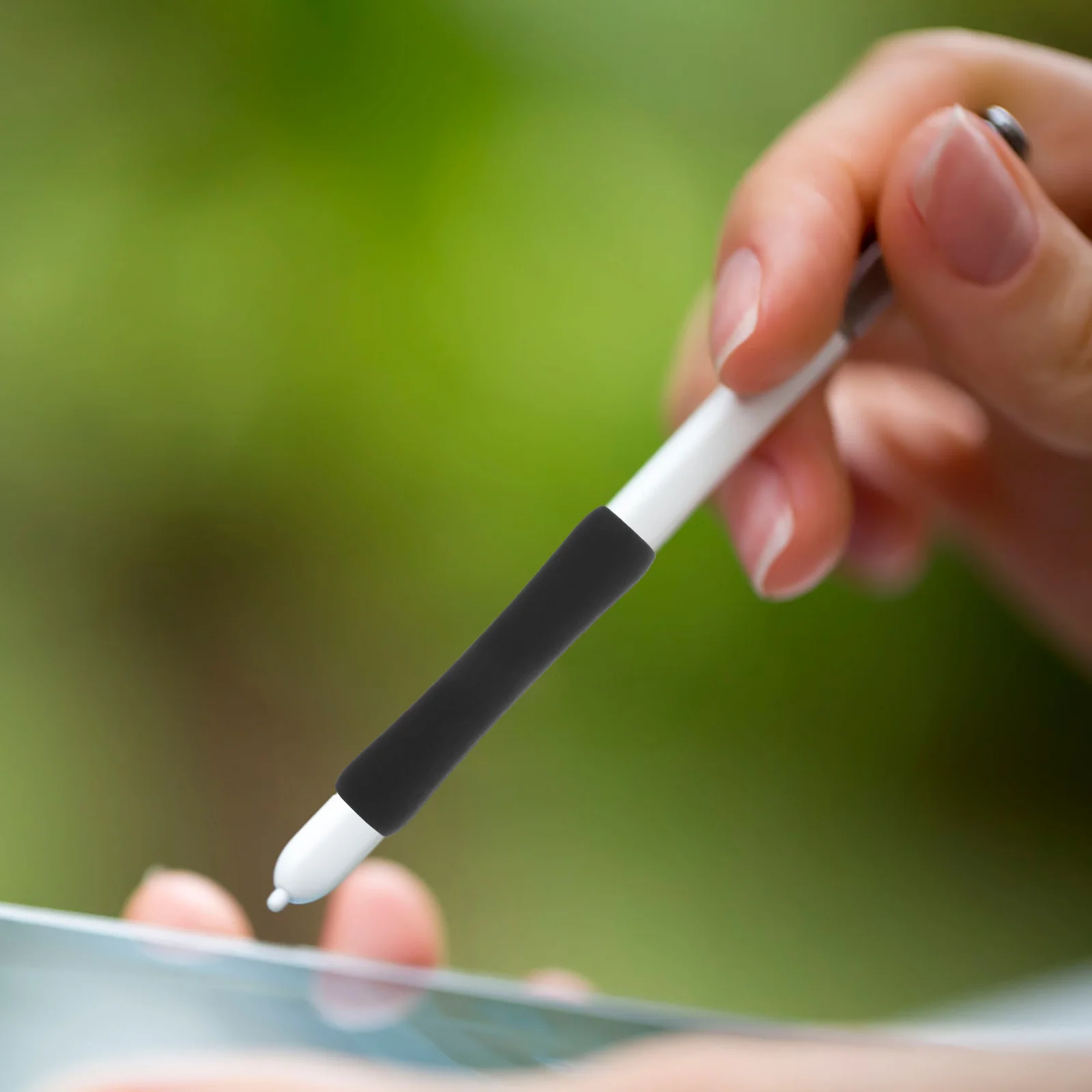 6 قطعة غطاء حماية من السيليكون لقلم ستايلس 1/2 مضاد للخدش مريح قبضة القلم الملحقات