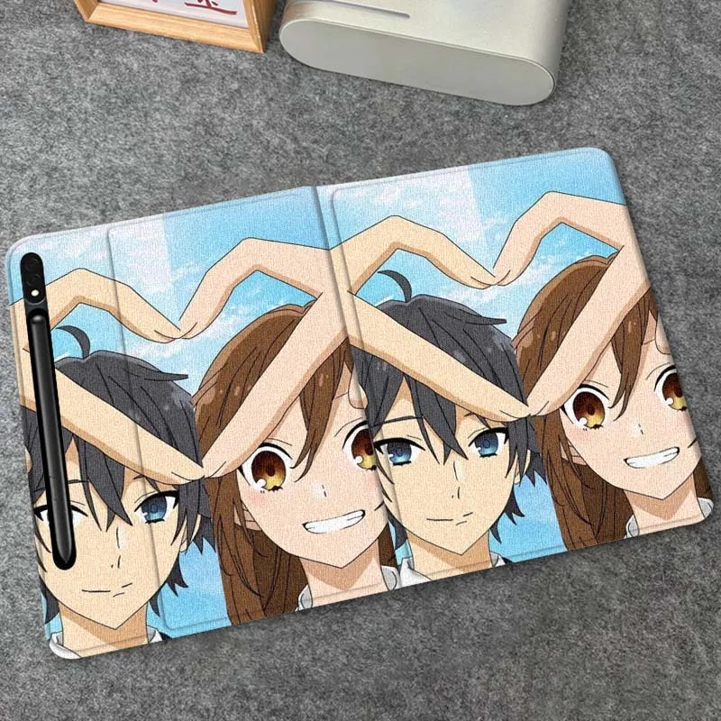 

Fruits Basket Couples Love For Samsung Galaxy Tab S9 S10 S6 S7 S8 FE Plus Lite Inch Foldable Cover Tablet Case