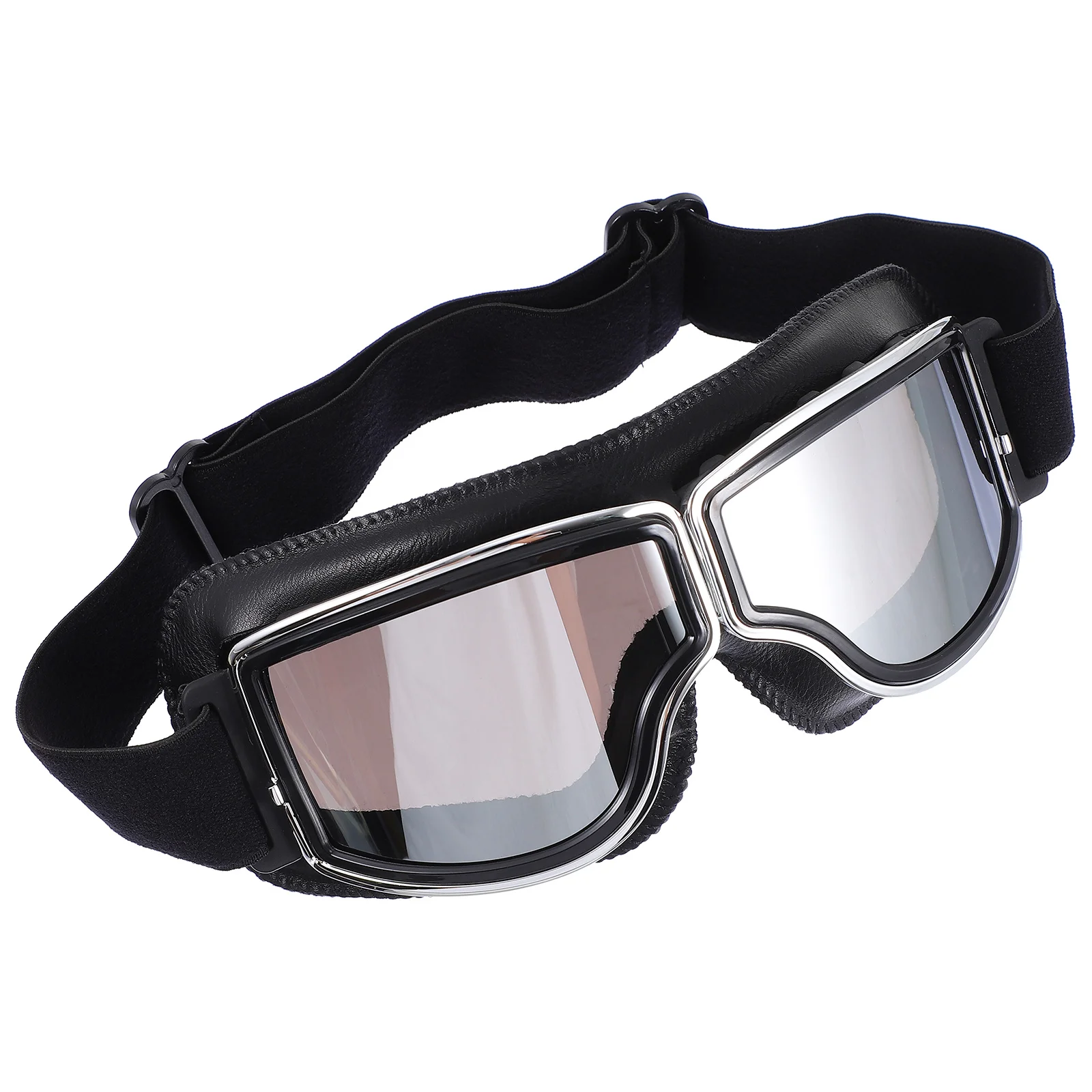 

1 pc Motorcycle Goggles Durable Pc Lenses Adjustable Strap Thickened Foam Windproof Anti-Impact Riding Cycling Outdoor