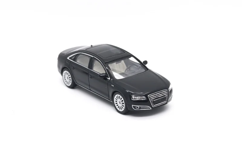 

MASDI 1:64 A8 D4 Черная литая модель автомобиля Коллекция миниатюрных моделей