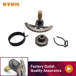 Motorcycle KickStarter Shaft Pinion Gear Spring Gasket Bush Kit For KTM 50 50CC SX50 Motocross Kick Start Lever W/ Idle Sprocket