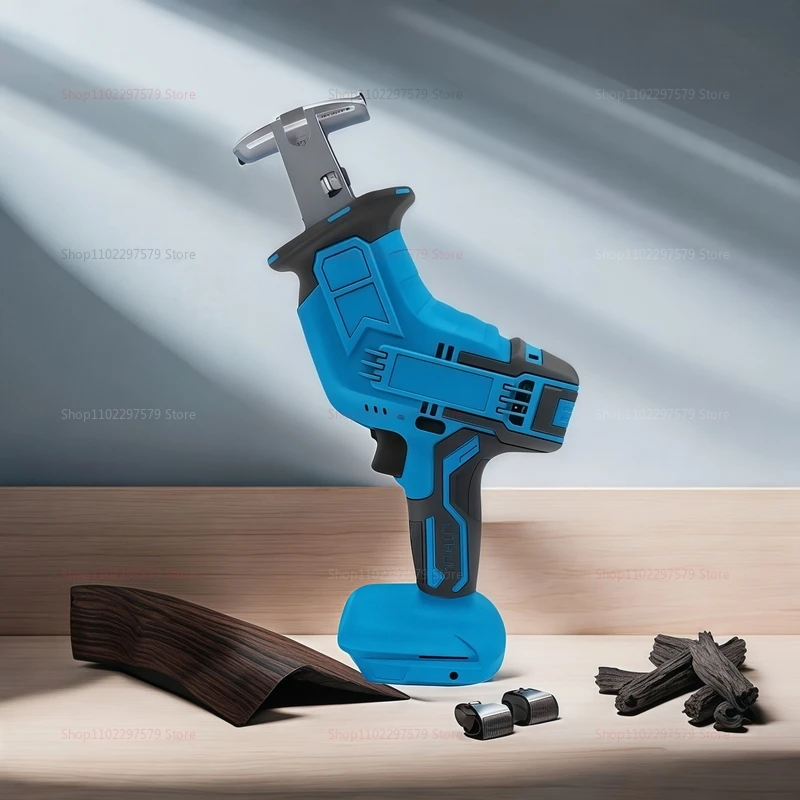 Cordless Power Reciprocating Saw 18V 21V No Battery Adjustable Speed Chainsaw for Wood Pipe Cutting Versatile Power Tool