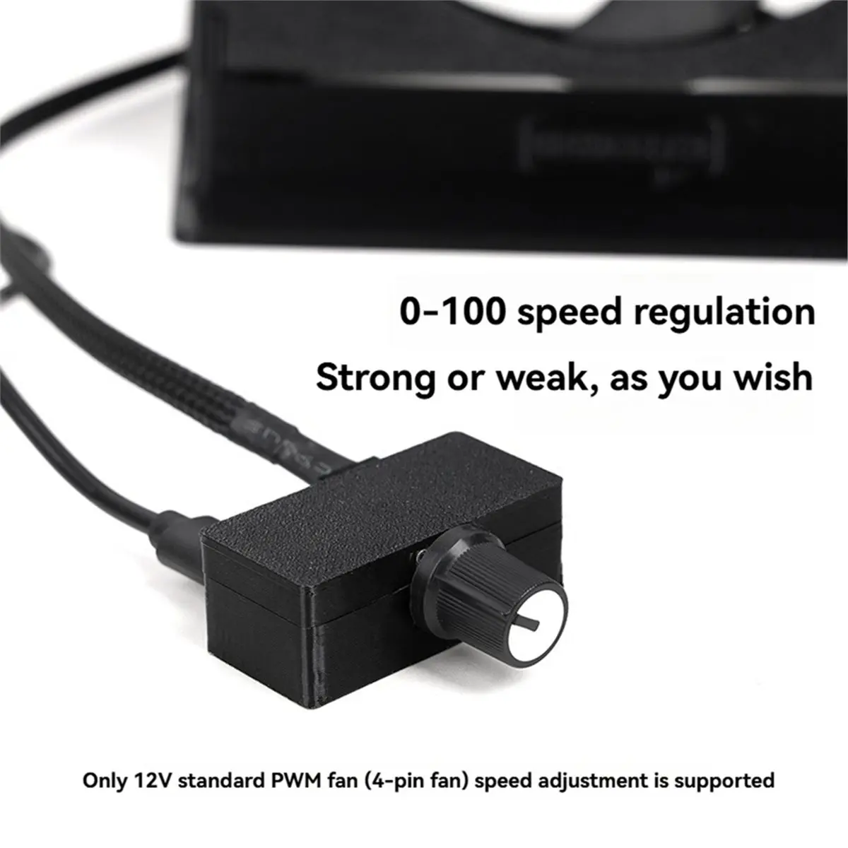 NEW FACTORY~Fan Speed Controller 4Pin PWM Fan Governor TYPE-C Power DIY Watercooling Cooler High Power Fan Governor with Fan Hub