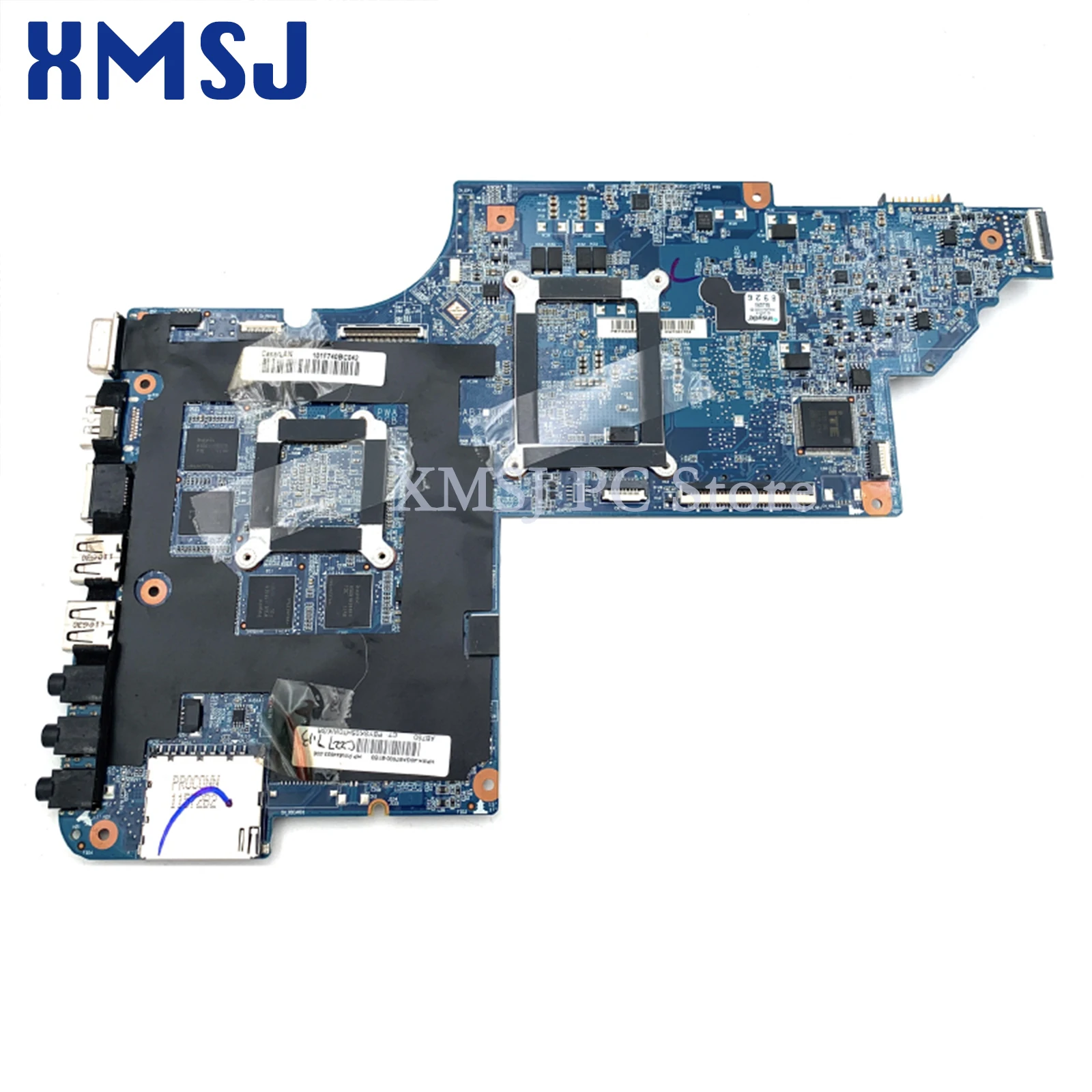 XMSJ For HP Pavilion DV6 DV6-6000 665284-001 665281-001 650854-001 Laptop Motherboard Socket FS1 DDR3 HD6750 1GB Fully Test