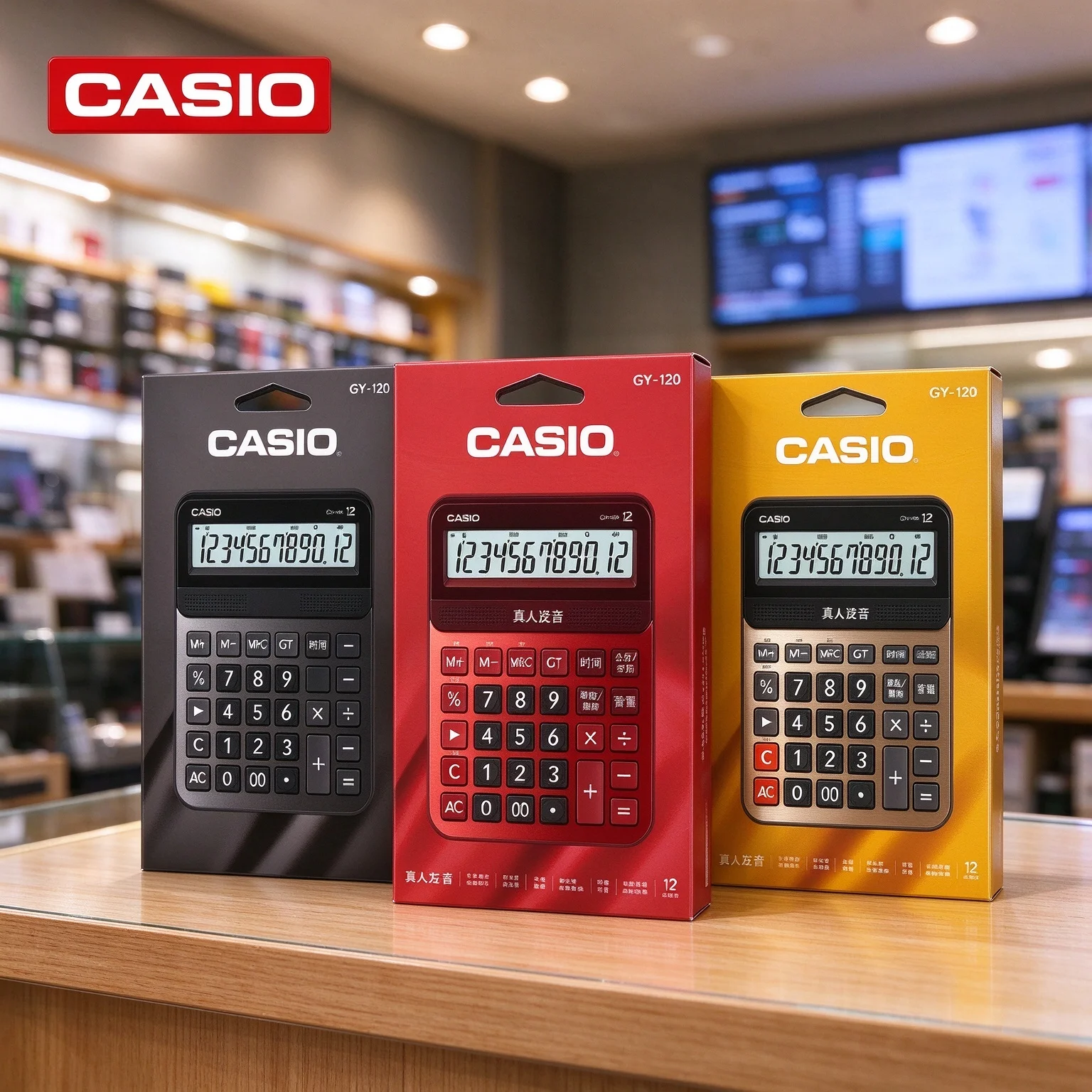 Casio /Accounting Calculator /Shop Calculator MS20YC/SL310YC/DJ120D/GY120/DY120 Precise Compute For Store Billing Work