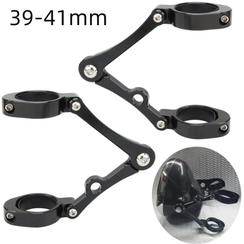 Motorcycle Headlight Bracket Mount Clamp 39-41mm for Harley Honda Kawasaki Suzuki Yamaha Head Light Bracket Motor Accessories 2
