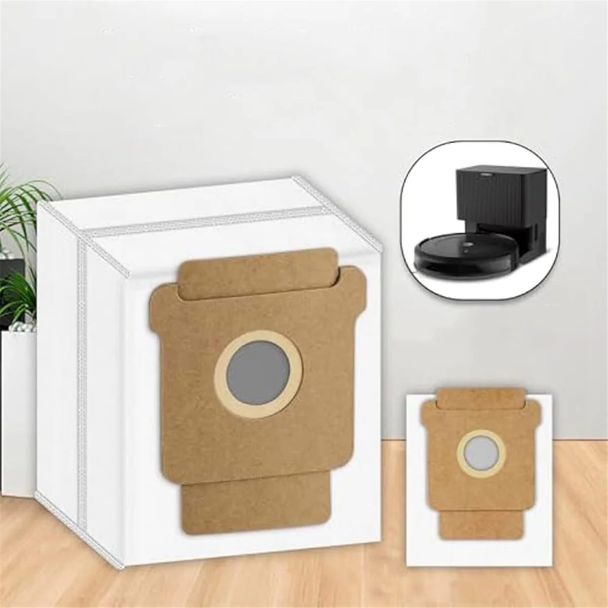 8 шт. Q0520 мешки для пыли для IRobot Roomba Vacuum 2 Essential робот-пылесос, комплект аксессуаров для мешков для утилизации