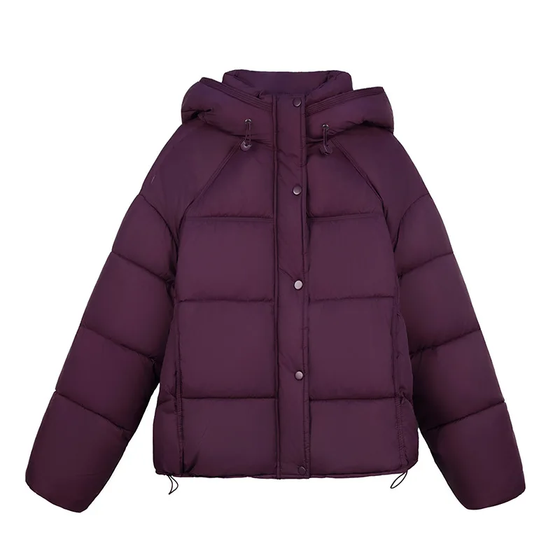 PinkyIsBlack New Women Parkas Down Cotton Padded Jacket Warm Thick Short Winter Jacket Coat Korean Loose Hooded Female Outwear