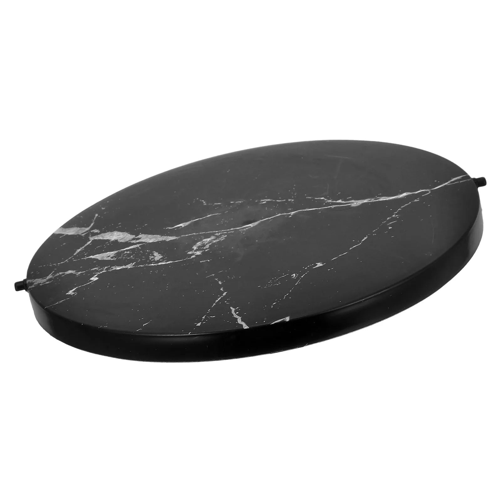 

Imitation Marble Trash Can Lid Automatic Cover Tops Plastic Garbage
