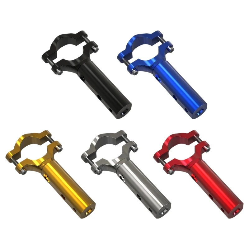 Motorcycle Spotlight Mount Bracket for 19-33 Mm Bars, 66 Mm Aluminum Handlebar Extension with Split Clamp