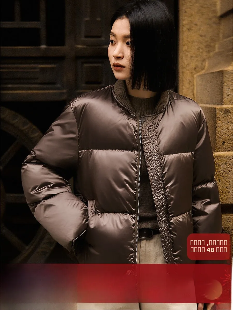 

Пуховик XiaoHanGe Pilot Jaet: Теплое оружие для защиты от холода, с 95% белым гусиным пухом из Северо-Восточного Китая, женский, модный, для повседневной носки