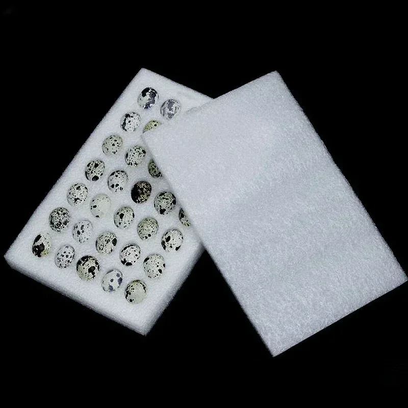 EPE Pearl Cotton Egg Tray Quail Egg Express Transport Foam Lining Ventilation Anti Fall Measures Stress Resistance Packaging Box