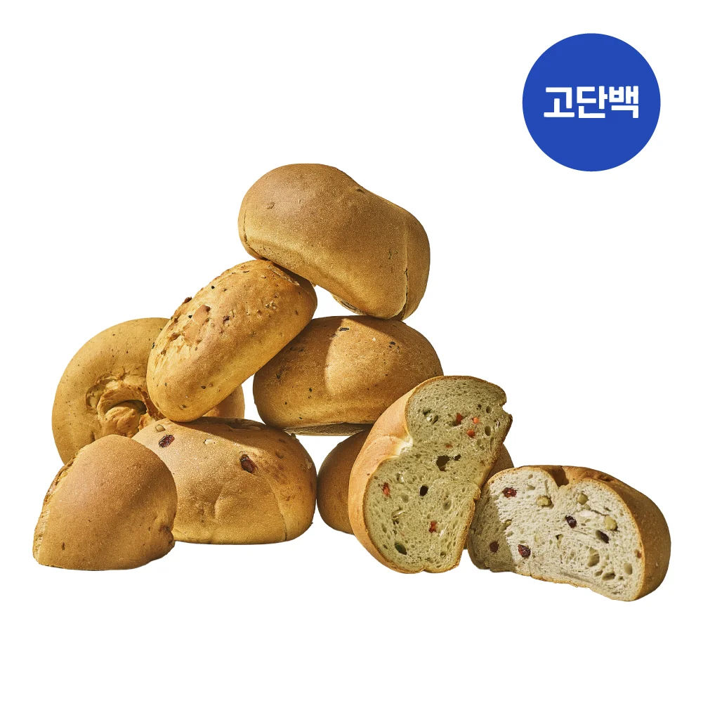 널담 고단백 저당 비건 배꼽베이글 7종 택1 총 7개 (플레인/크랜베리/흑임자/바질/에브리띵/야채/올리브)