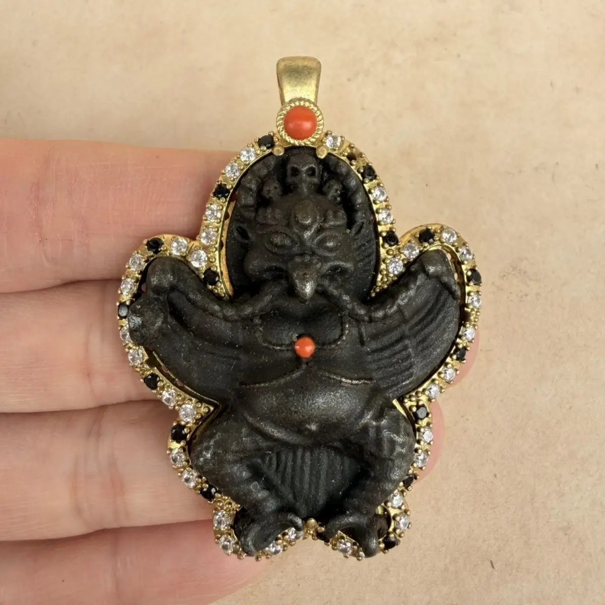 Black dapeng bird amulet Statue Sculpture Figurine Home Decoration