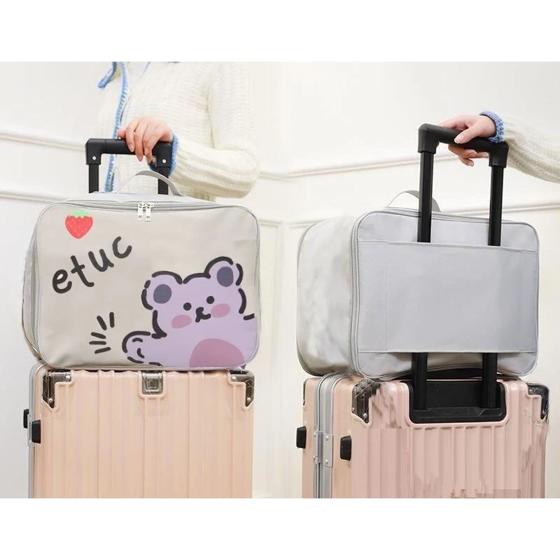 

Подвесная косметичка для багажа, портативный органайзер для путешествий, маленькая косметичка, подходит для сумки для хранения с ручкой для багажа, сумка-тоут