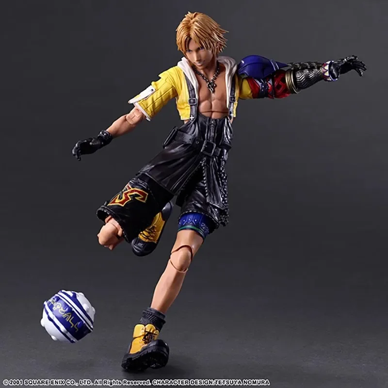 25CM Baru Anime Bermain Seni TIDUS Final Fantasy X Pvc Action Figure Koleksi Dekorasi Meja Model Mainan Boneka Hadiah Ulang Tahun Anak