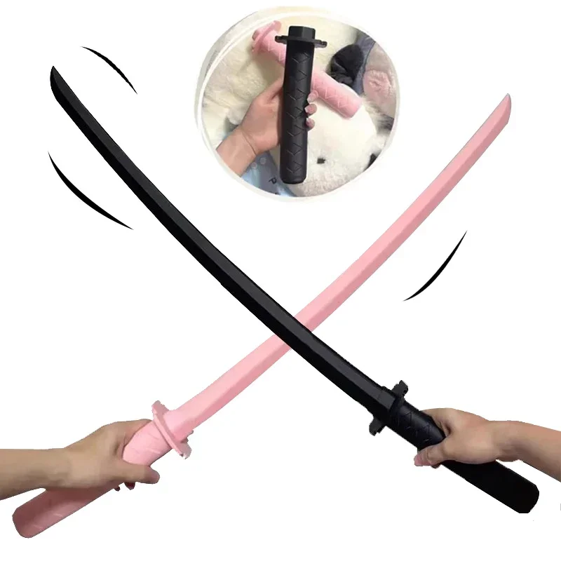 3D kids Gravity Knife Katana Stretchable Cos Decompression Creative Retractable Toy 3D Printing Gravity Sword Gifts For Friend