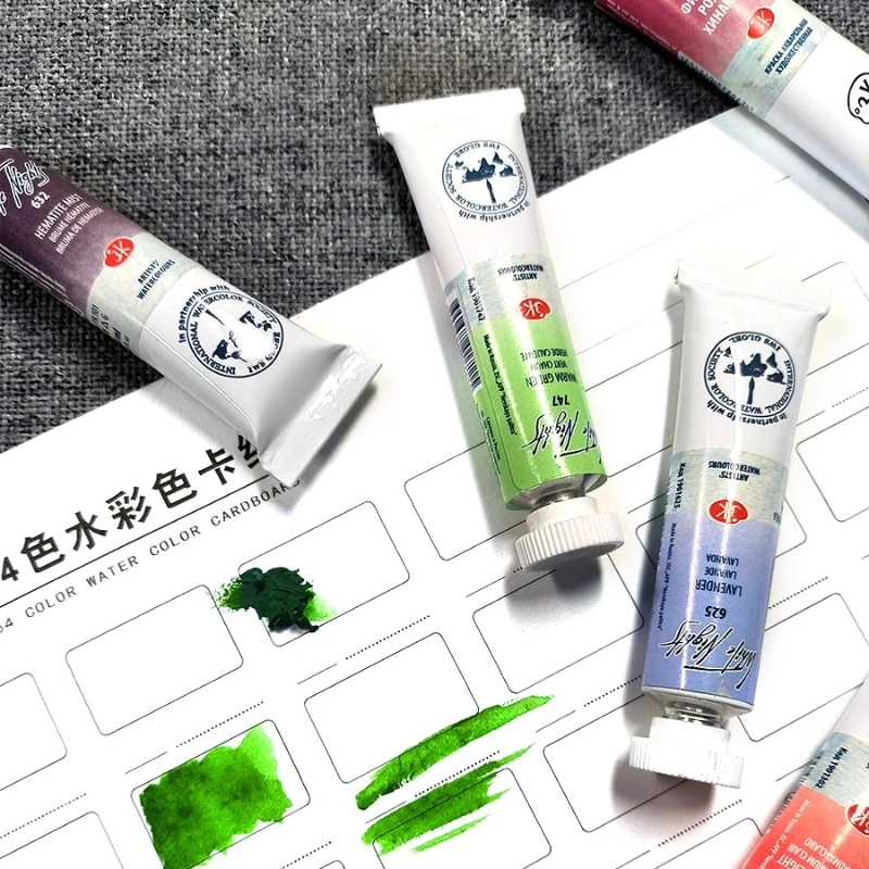 Master-level Artist 10ml Watercolor 3 Primary Color Forest Deep Sea Moss Painting Single Stick Sedimentation Watercolor Pigment