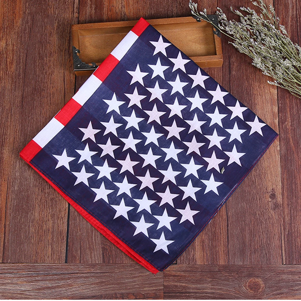 

5pcs Printed Headscarf American Flag Outdoor Durable Breathable Fashion Soft Comfortable Headband for Cycling