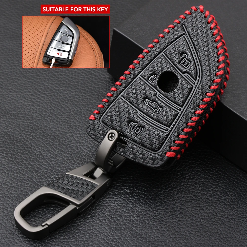 Fashion Car Key Case Cover Shell Fob For BMW X3 X5 G05 X6 1 3 5 7 Series F30 F34 E60 E90 F10 E34 E36 F20 G30 F15 F16 Accessories