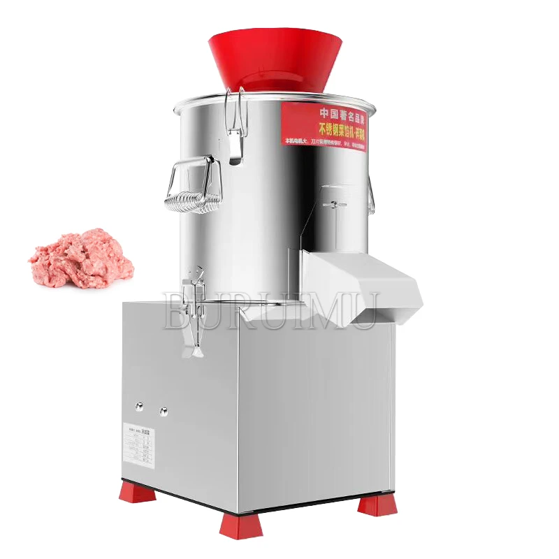 

220 В электрическая овощерезка из нержавеющей стали, шлифовальная машина, паста чили с начинкой, овощерезка