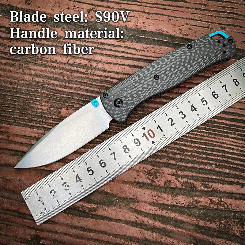 

BM 535-3 S90V Blade Carbon Fiber Handle Outdoor Camping Hunting Multifunction Folding Convenient Pocket Knife Survival EDC Tools