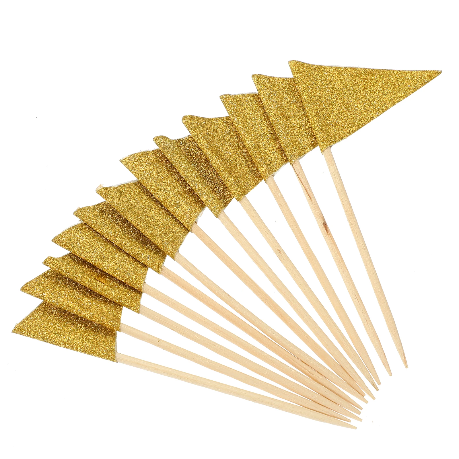 

12 Pcs Stick Cake Sticks Fruit Toothpick Sign Food Cupcake Picks Baby