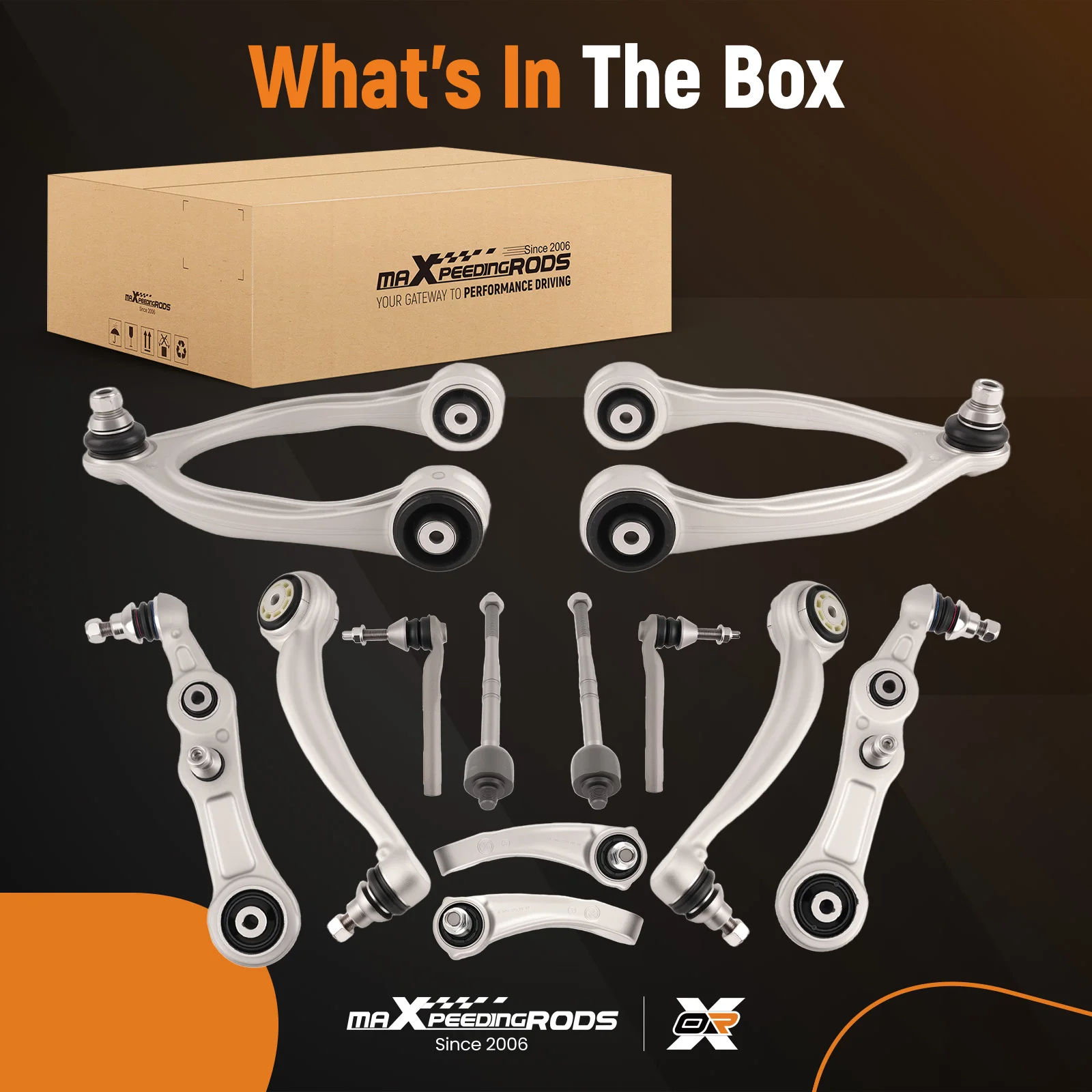 

Front Lower Upper Control Arms for Mercedes Benz C300 E300 2015-2020 Complete 2053306201 2053306101 2053305501 2053301505