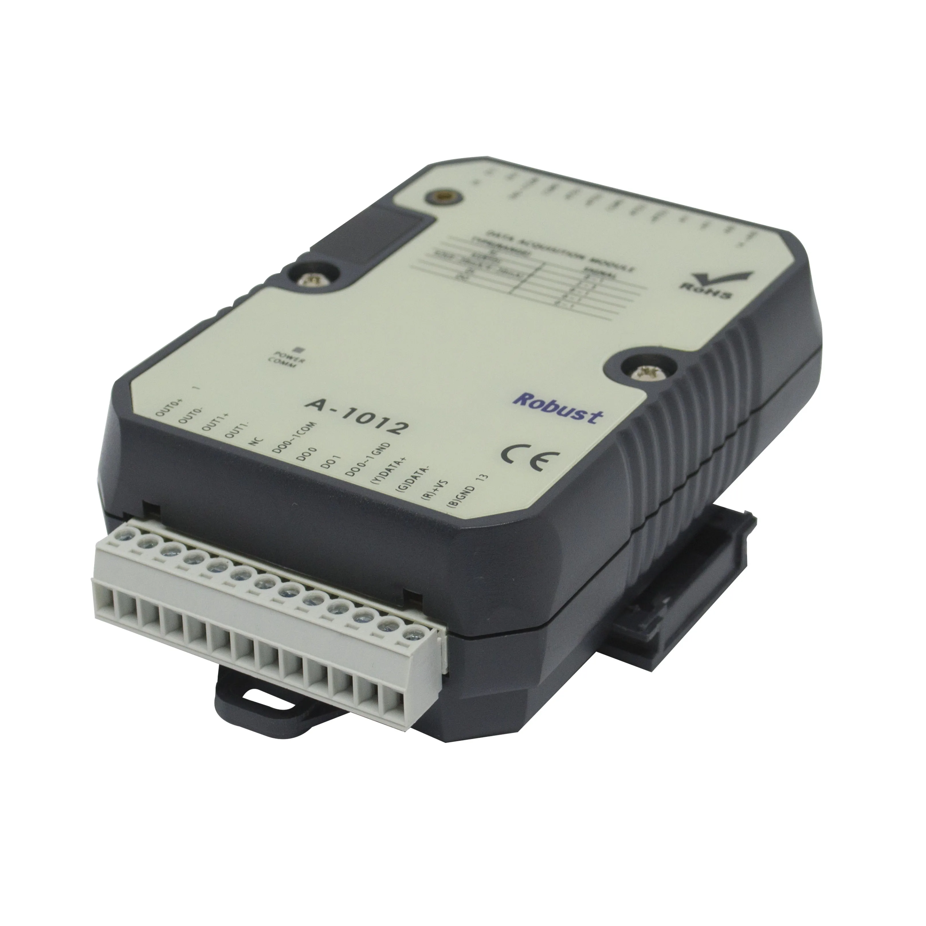 Module io analogique avec 4AI 2AO 2DI 2DO port RS-485 protocole Modbus RTU (A-1012)