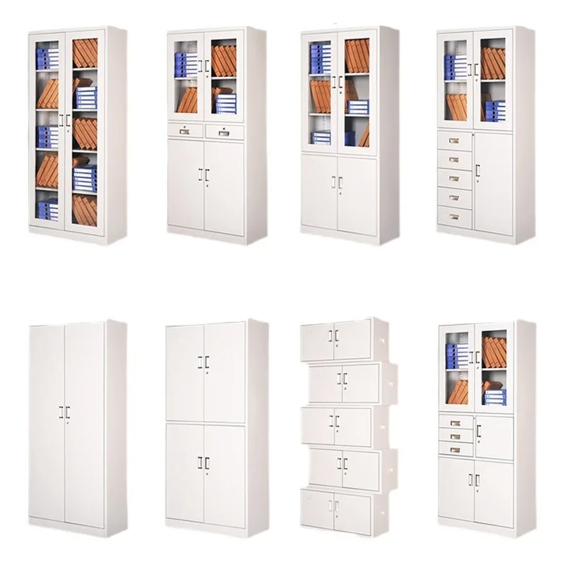 Steel Lockable Filing Cabinet, Metal Storage Bookcase for Home and Office Document Storage