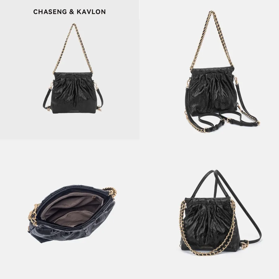 

【Новый стиль】Маленькая женская сумка-рюкзак, универсальная сумка-рюкзак с цепочкой и ромбовидным узором, модный высококачественный повседневный рюкзак на одно плечо.