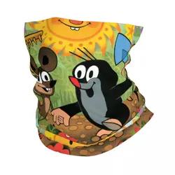 Custom Czech Cartoon Comics Krtek Mole Bandana Neck Gaiter for Ski Cycling Women Men Wrap Scarf Slovakia Art Headband Warmer